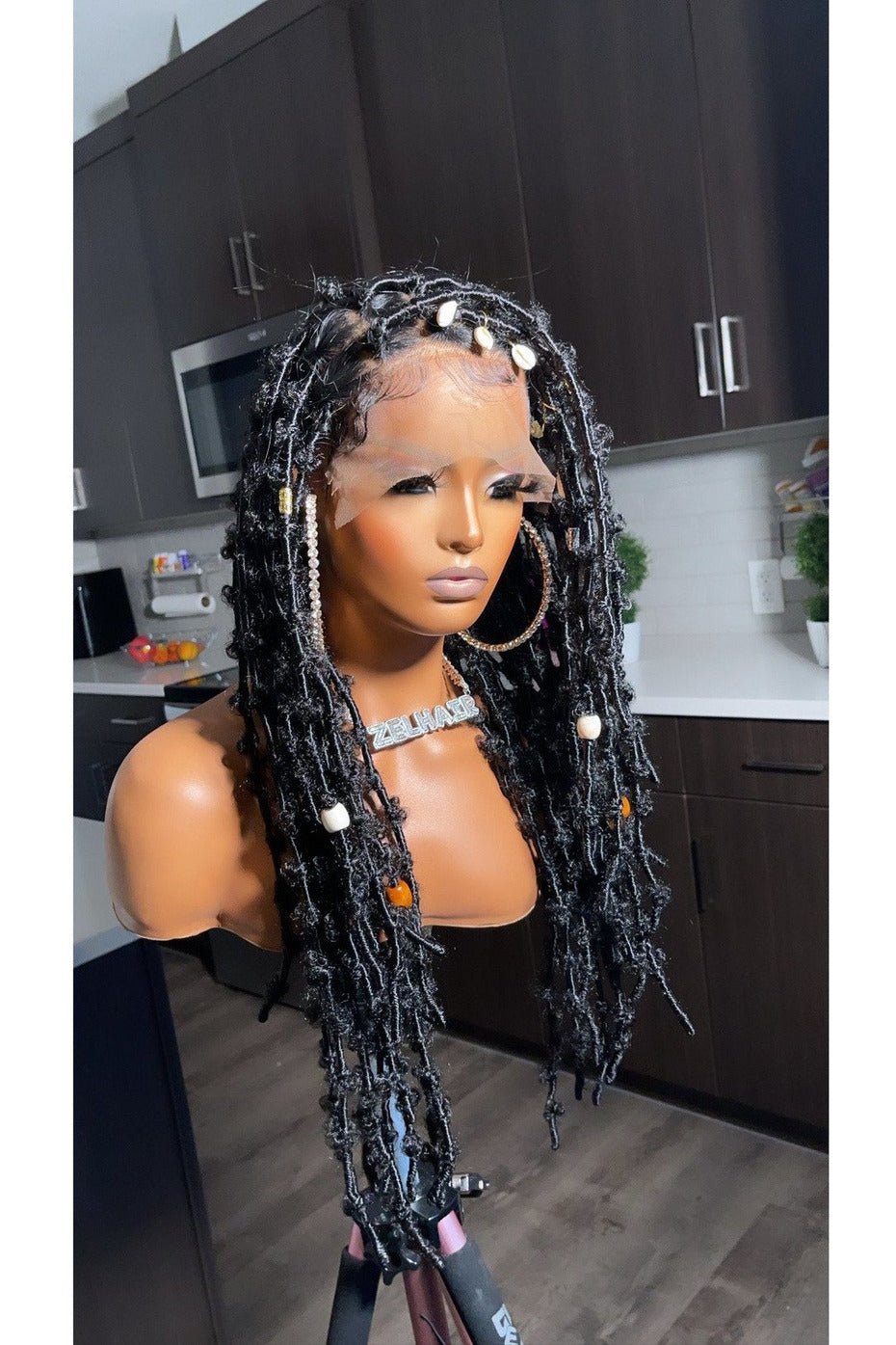 Stella Full Lace Wig Locs Braids - Jozelhair