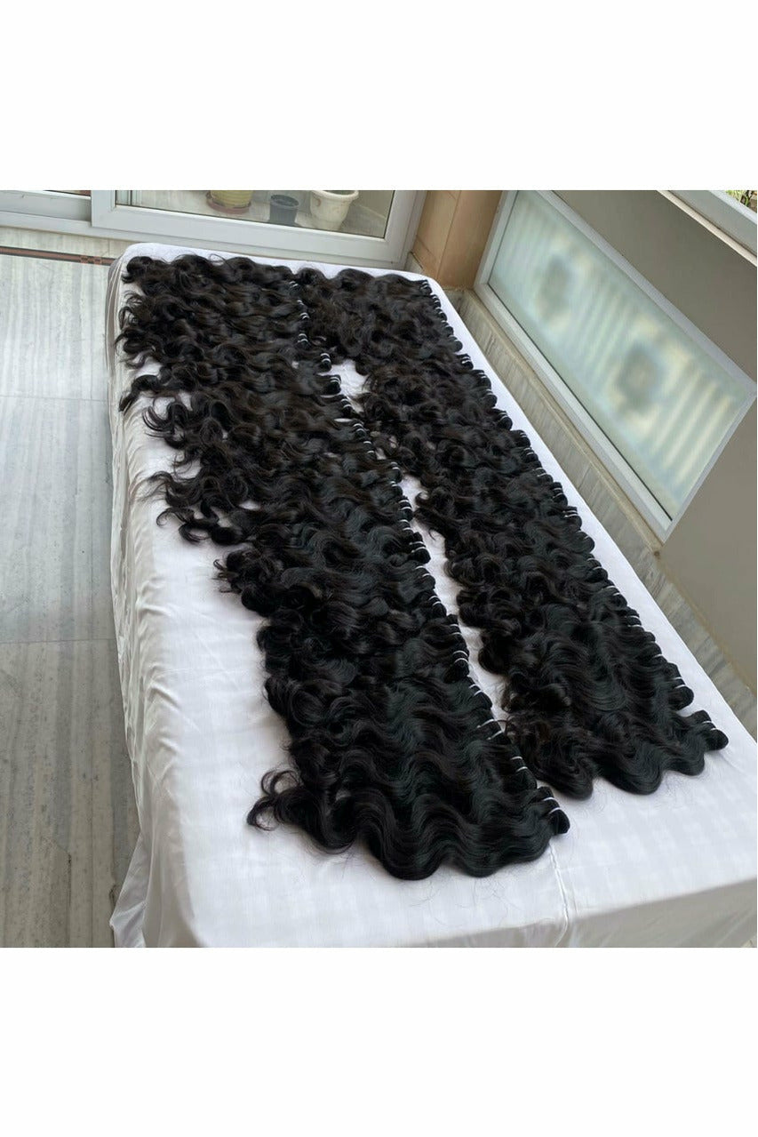 Raw Indian Wavy Hair(Unprocessed Hair ) - Jozelhair