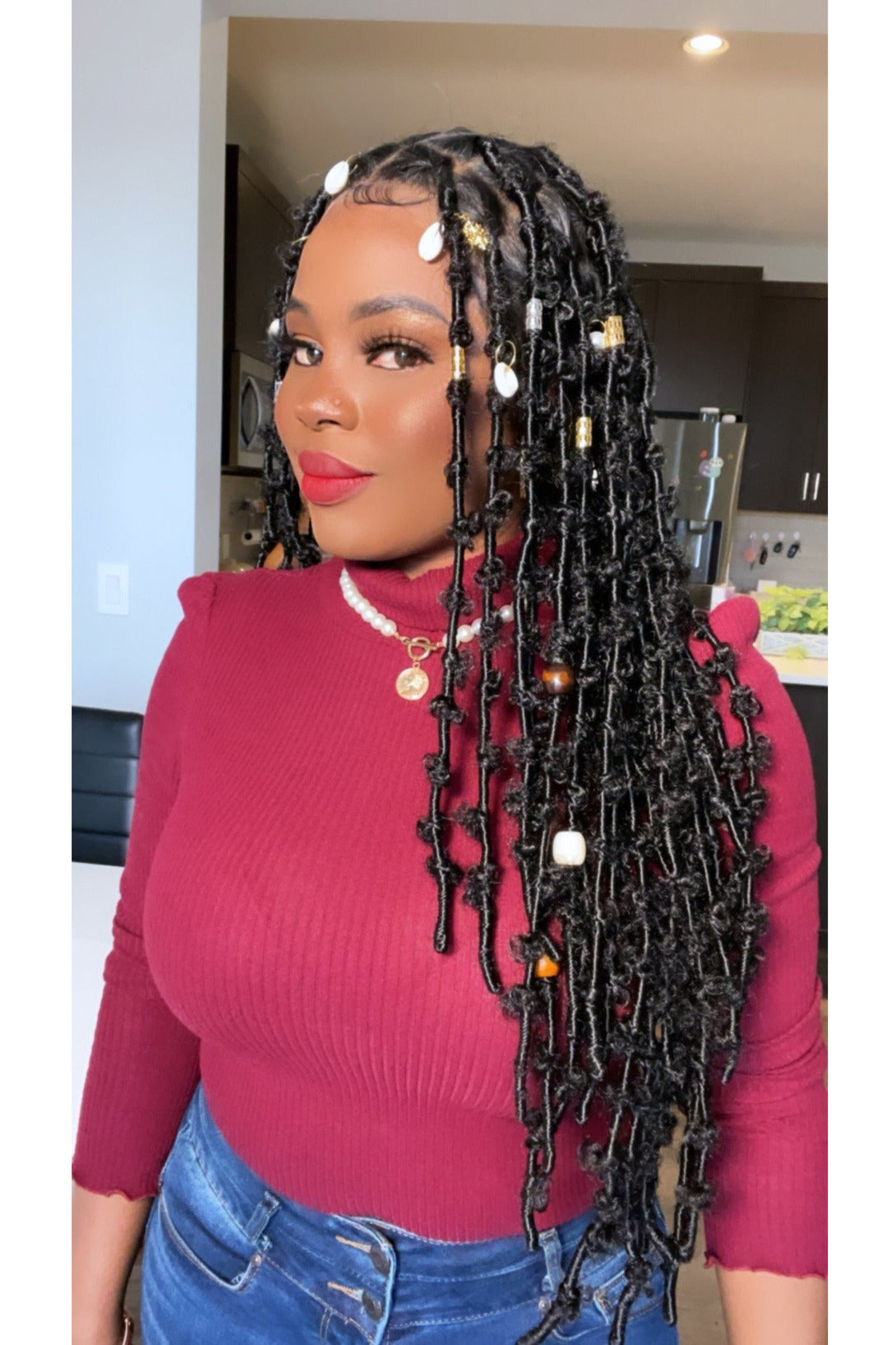 Stella Full Lace Wig Locs Braids - Jozelhair