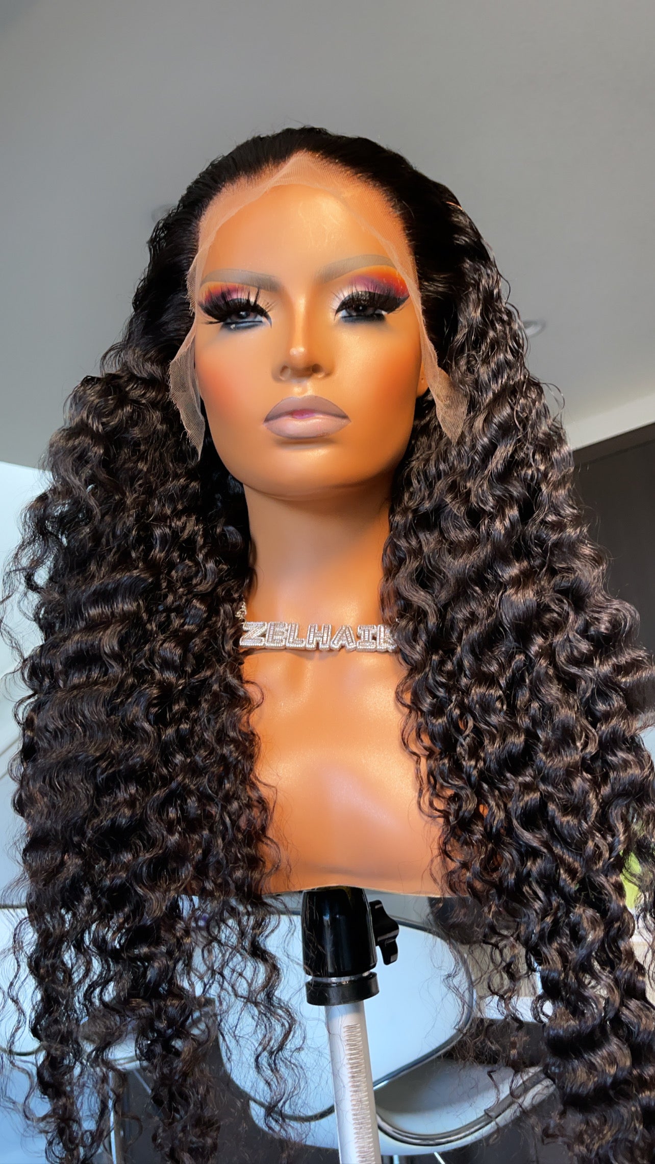 Ema Unit(Burmese curls ) - 180% Density Glueless Ready To Wear HD Lace Wig