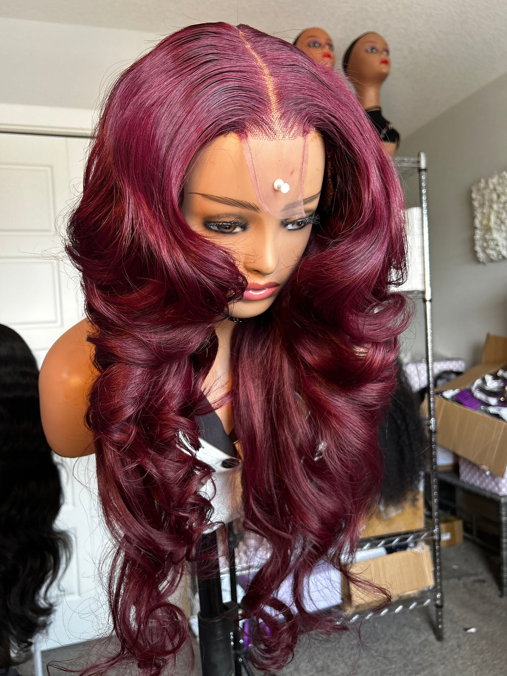 RihannaRoyalty   - 450g Glueless To Ready   2by6 HD Lace Closure Wig