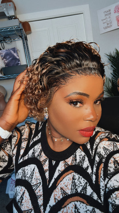 Kemzy Pixie - 150% Density Glueless Ready To Wear Wig