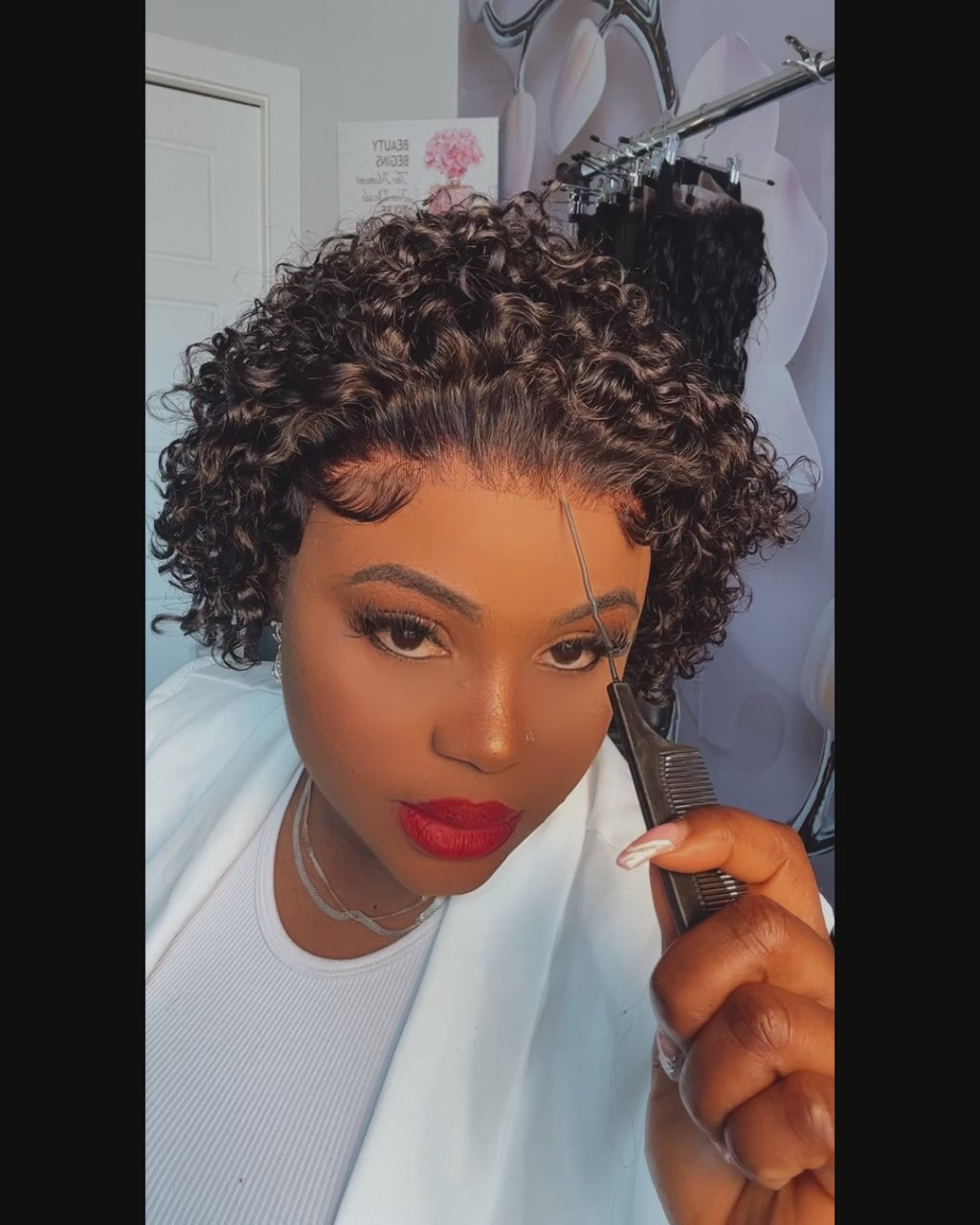 Pixie Cut Curly