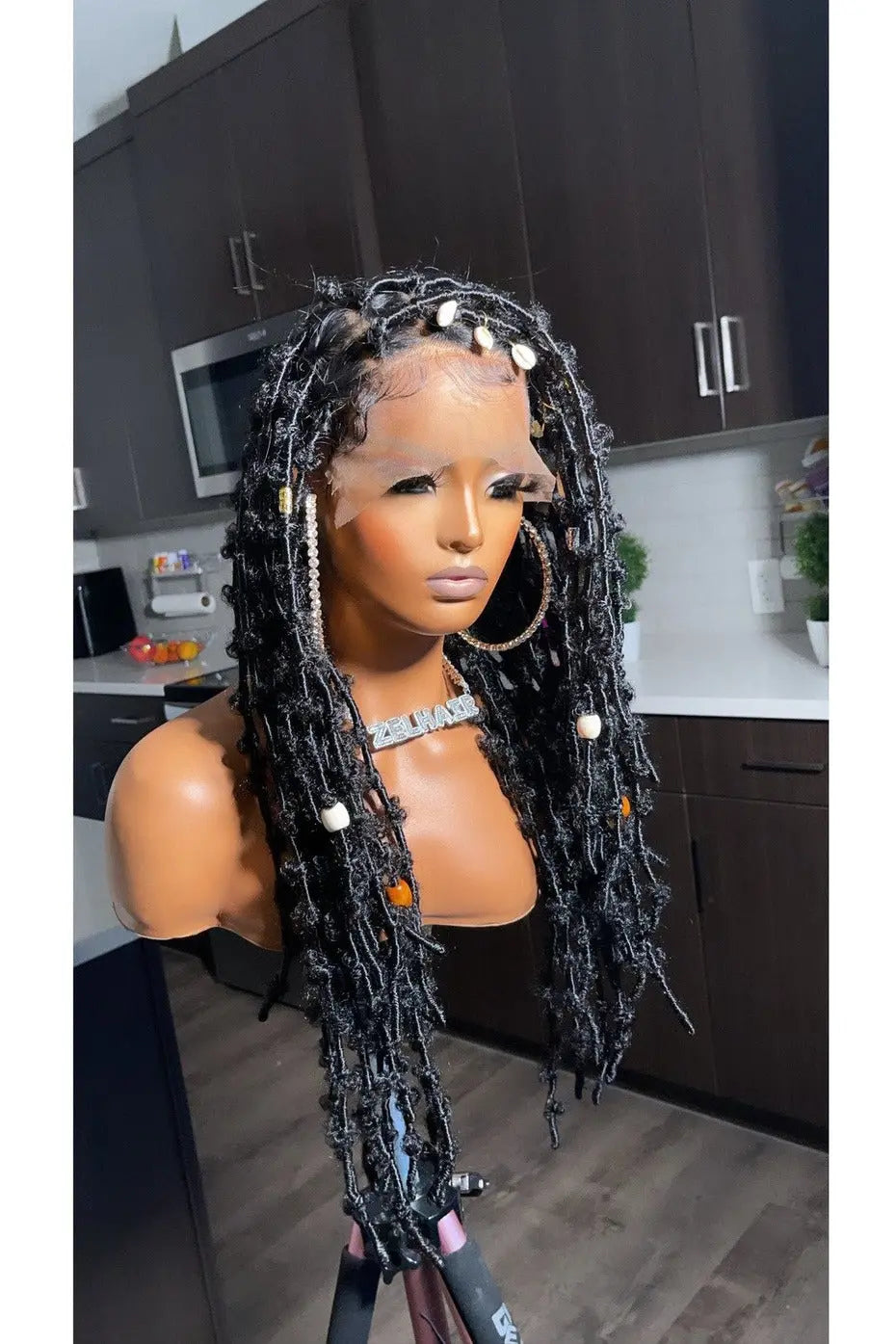 Stella Full Lace Wig Locs Braids - Jozelhair