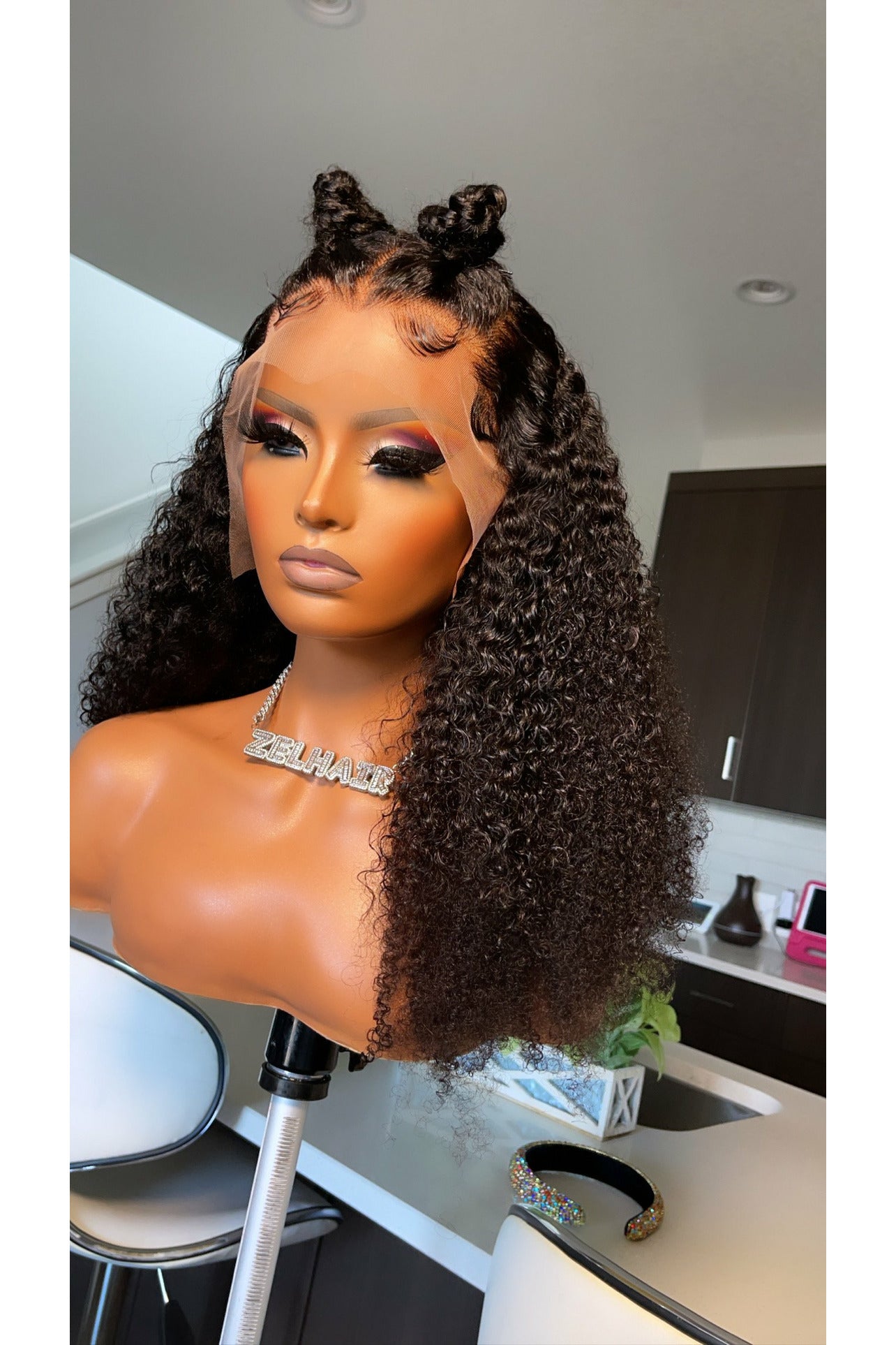 Nina Unit (Bleached Swiss Lace Wig) - Jozelhair